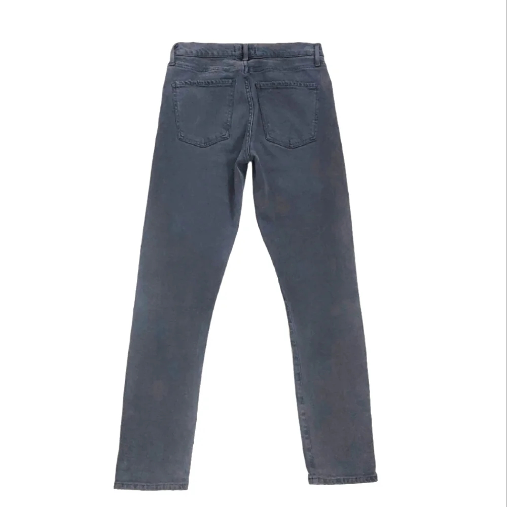 Agolde Black Mid Rise Toni in Montage Stretch Jeans